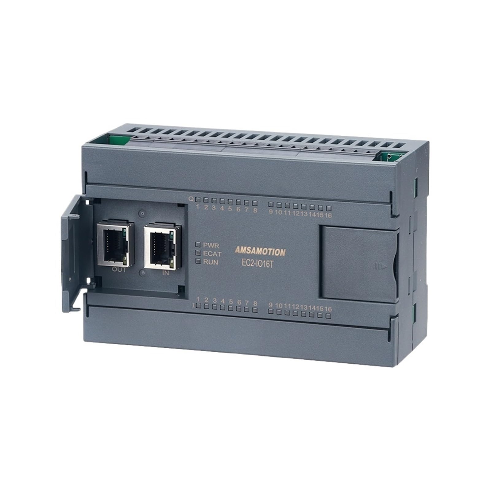 Módulo EtherCAT de bus remoto con relé digital 16E/16O que soluciona cortes de señal RJ45