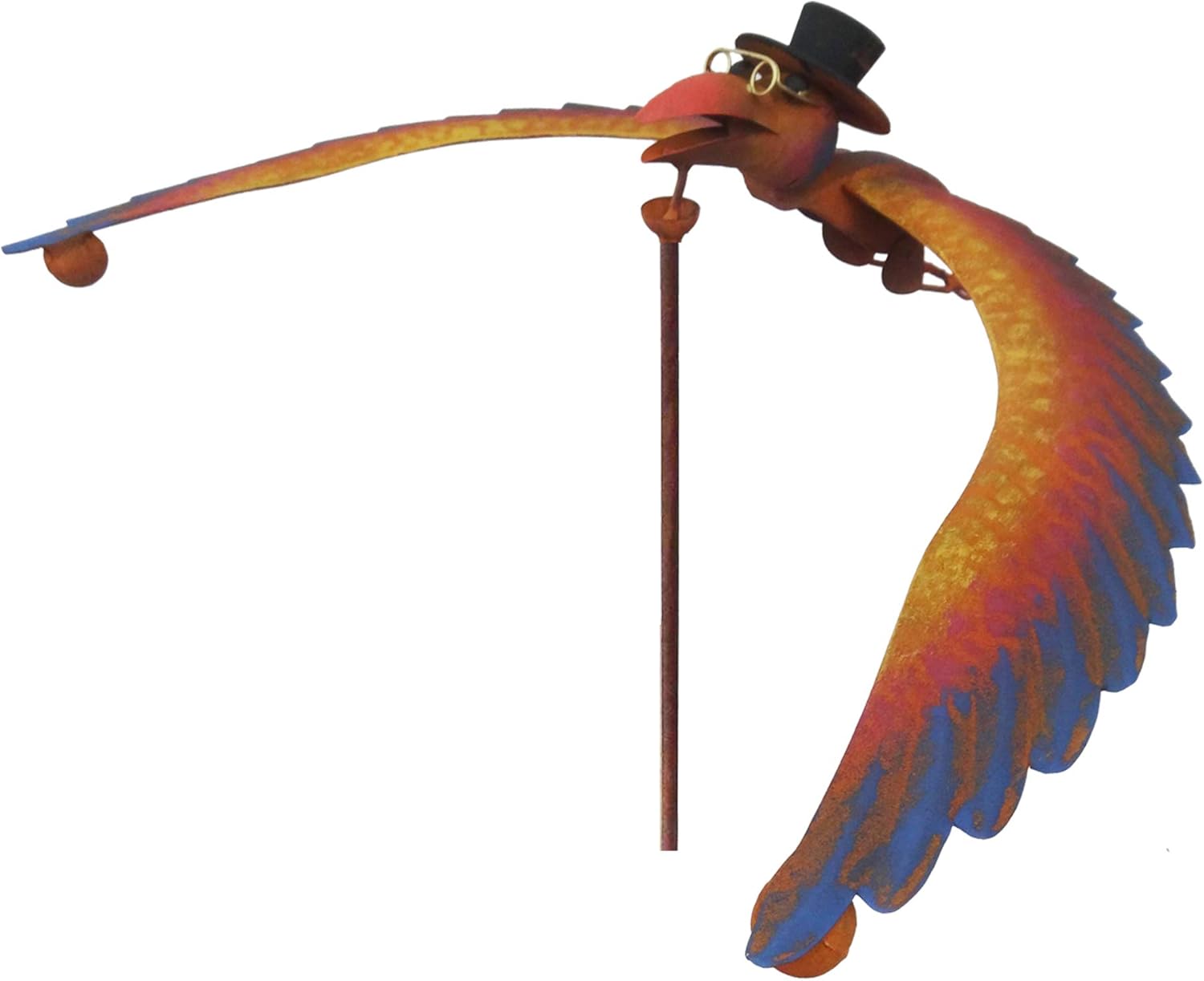 Continental Art Center Inc. CAC13651 Rustic Metal Balancing Stake, Brown