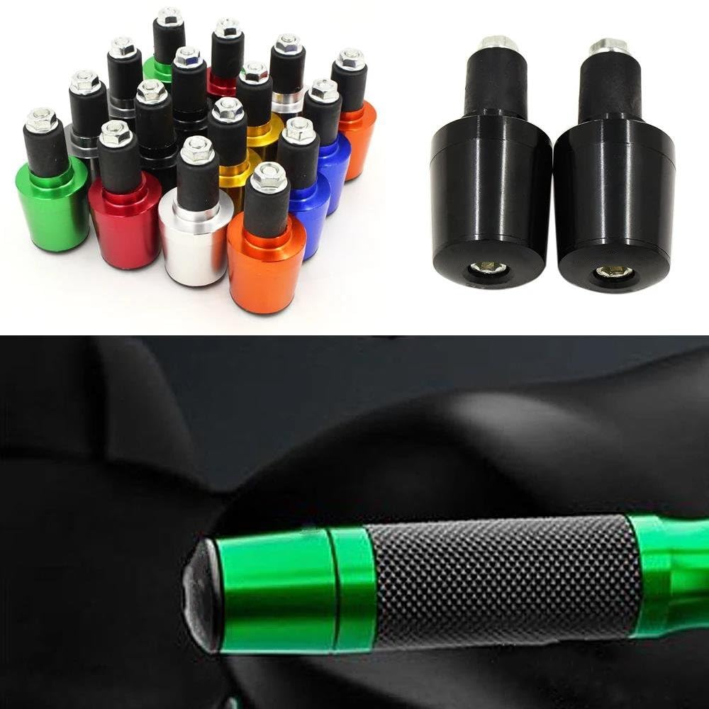 Extremos puños Manillar para Aprilia RS 125/660 Rs660 Rs125 Rsv4 Rsv 4 Extremos Manillar Motocicleta Contrapesos De Extremo De Manillar(Negro-a)