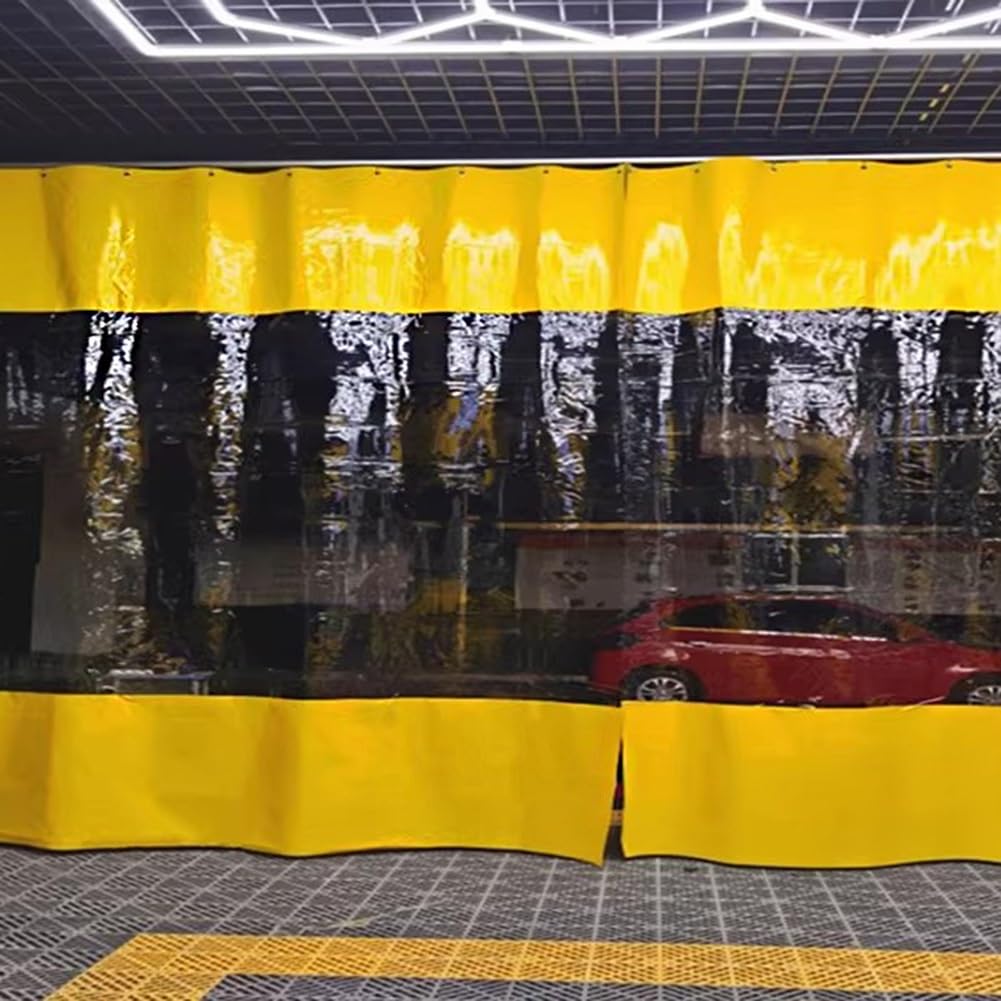 Cajas de vinilo transparente con ojales para proteger el patio frente al desgaste exterior 1