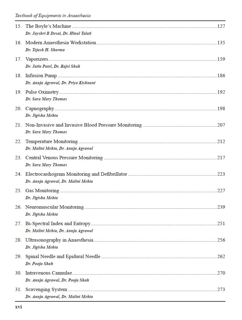 Textbook of Equipments in Anaesthesia 2