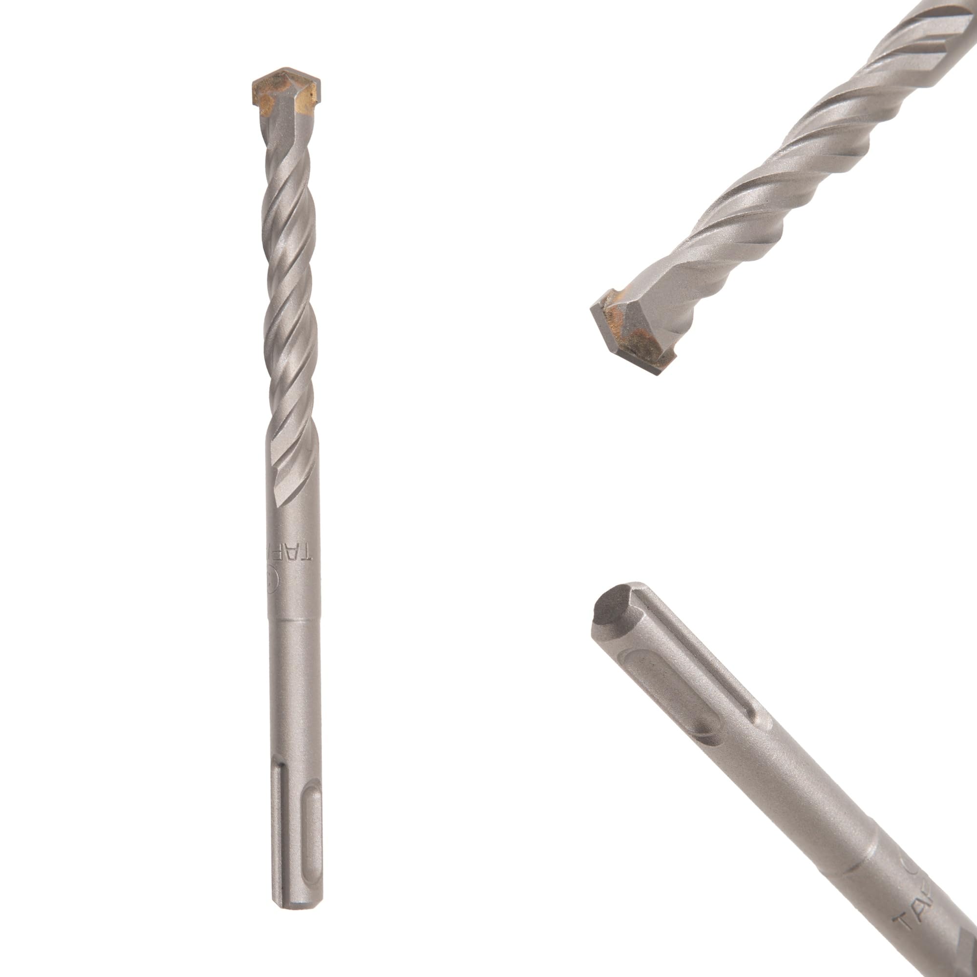 TAPARIA 13 mm Flat Tip SDS Plus Hammer Drill Bit for Concrete Drilling (HDF 13160, 13x100x160 mm)-Spiral Flute Type-Home, DIY, Professional Brick, Wall, Masonary-Drilling-image-22