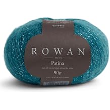 Rowan Selects Patina Yarn 50g Skein Kid Mohair Merino Blend with Subtle Sparkle DK Weight 273 Yards Limited Edition 413 - Emerald