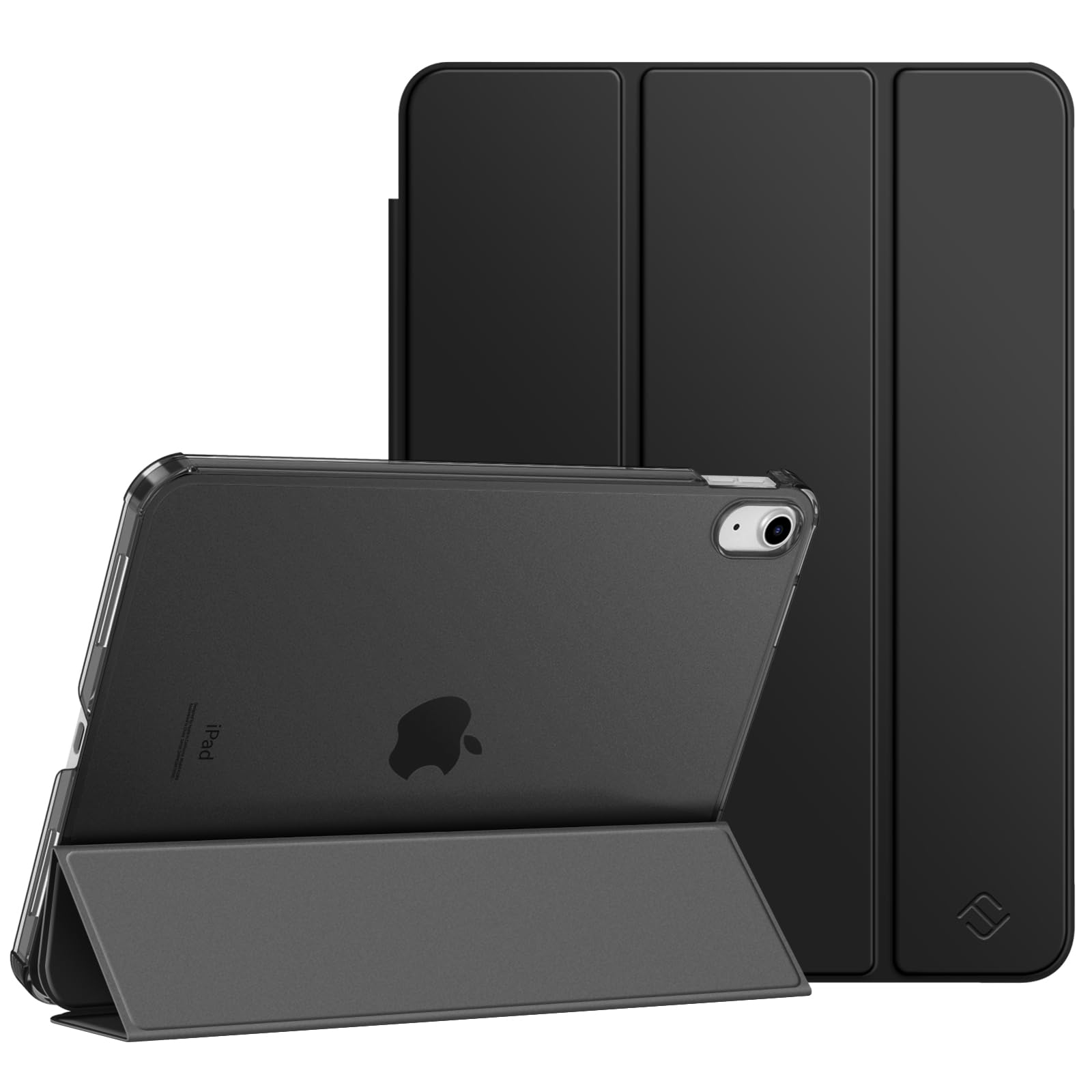 Fintie Hülle für iPad 11. Generation 2025 11 Zoll (A16), iPad 10. Generation 10.9 Zoll 2022 - Ultradünn Schutzhülle mit transparenter Rückseite Abdeckung Case Cover, Auto Schlaf/Wach, Schwarz