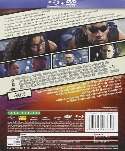 Les Chroniques de Riddick [Édition Comic Book - Blu-ray + DVD]
