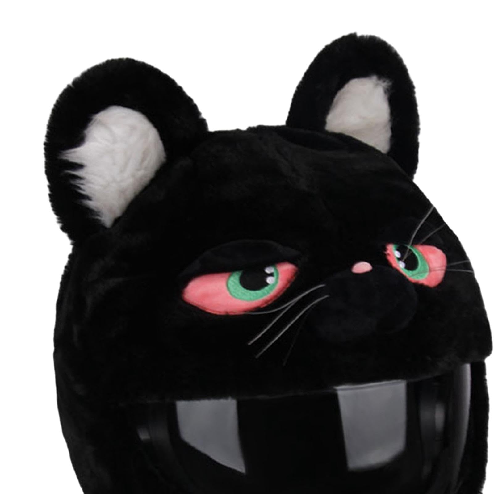 Amazon.co.jp: Generic 漫画黒猫バイクヘルメットカバー保護カバー