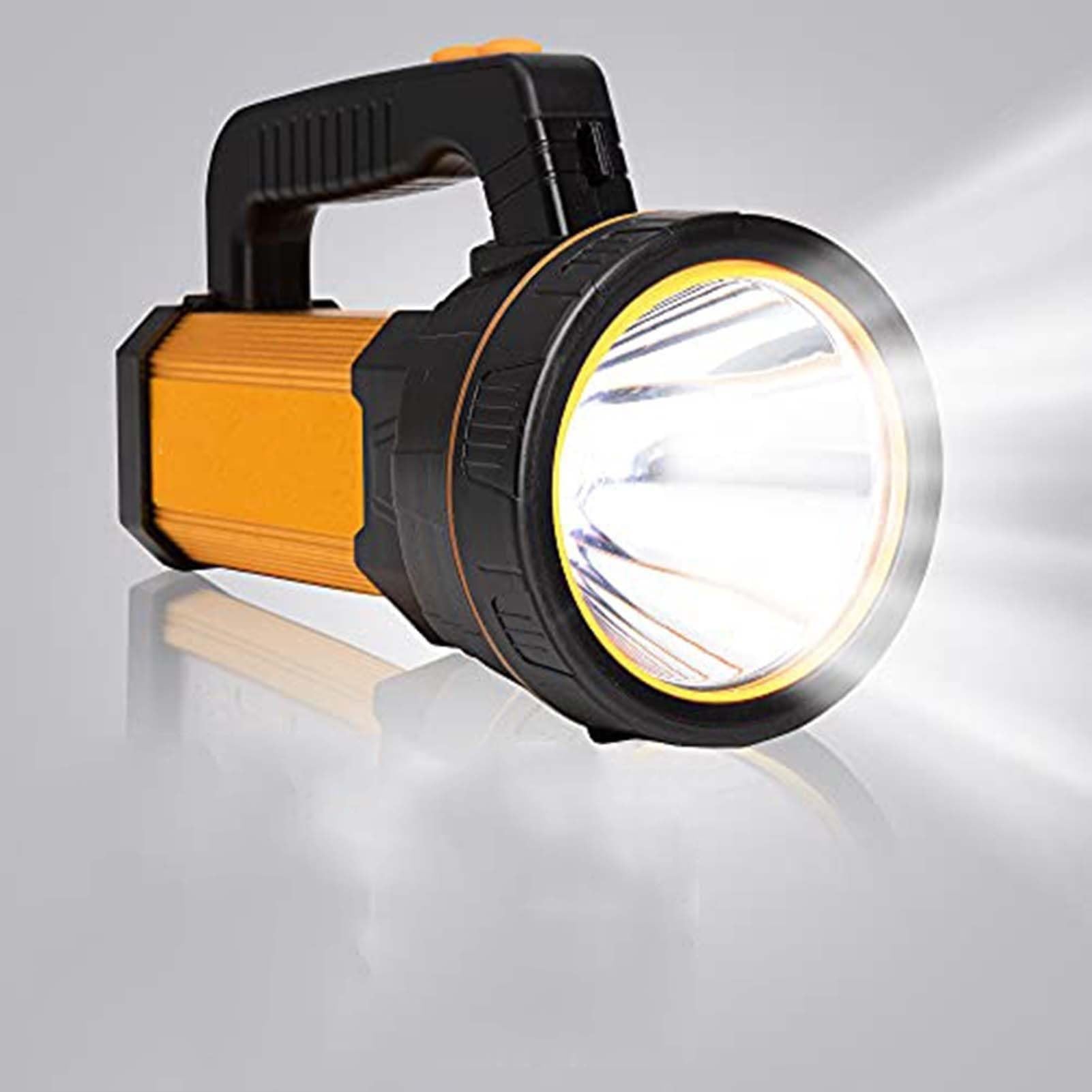 Super Bright Rechargeable Led Torch with Lantern, Large Capacity Long Lasting, High Power High Lumens Portable Handheld Spotlight Flashlight, Powerful Searchlight,for Home Camping