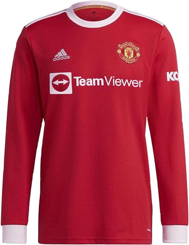 adidas Manchester United Long Sleeve Home Jersey 21/22 Red