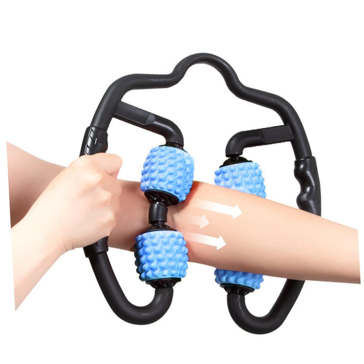Rullo Massaggiatore Larghezza Regolabile per Muscoli Gambe Struttura Elastica in Pp e Design Unico per Rilassare i Muscoli e Alleviare Dolori, per Yoga e Stretching
