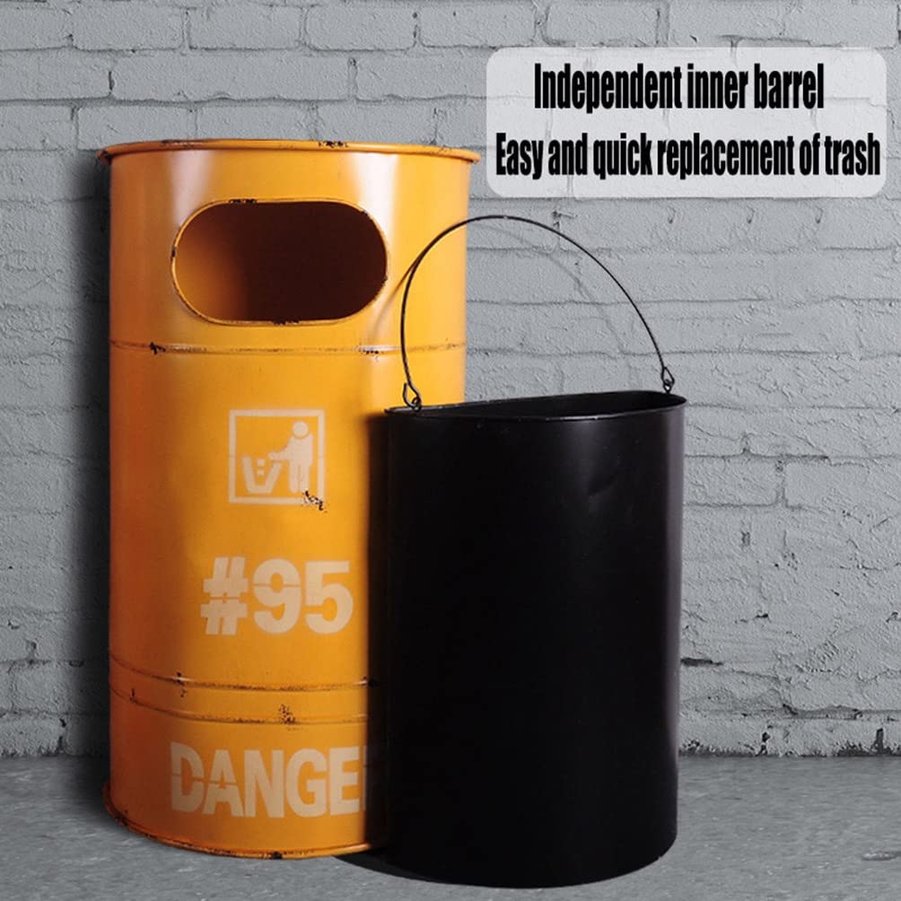 Amazon.com: Industrial Style Commercial Trash Can, Retro Craft