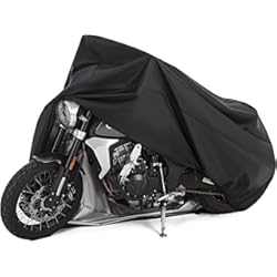 Cubre Moto Honda Funda universal para motocicleta para todas las estaciones, impermeable, con agujeros de bloqueo y bolsa de almacenamiento, para Harley Davidson, Honda, Suzuki, Kawasaki, Yamaha