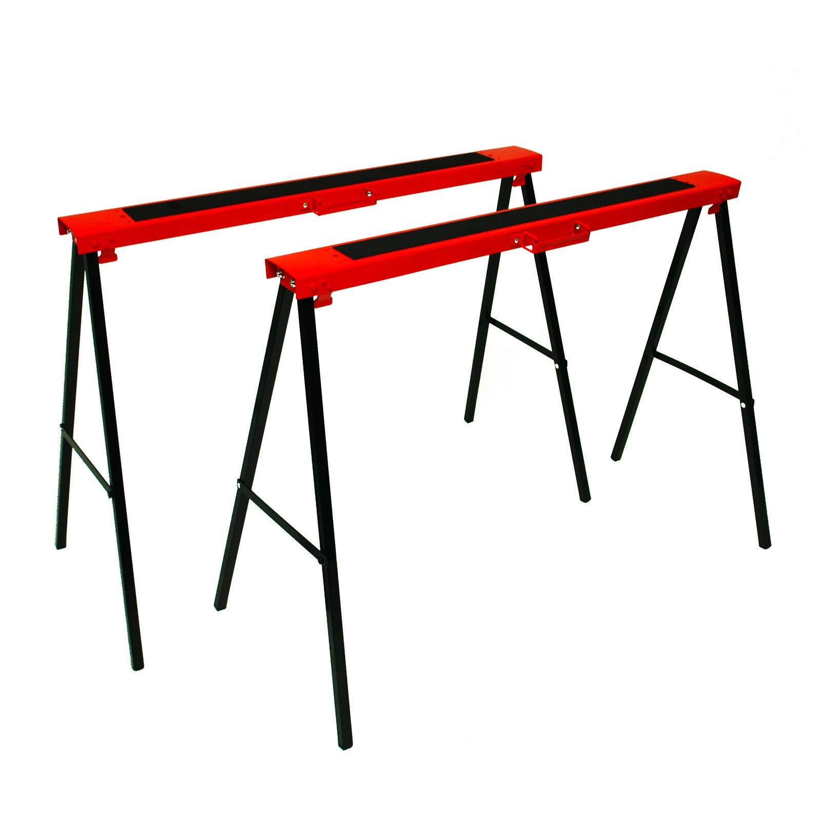 DEMA Klappbock KB250 1 Paar, Unterstellbock Gerüstbock klappbar, rutschfest & stabil, 125 kg je Bock, Platzsparend faltbar, Für Werkstatt, BAU, Lager, Heimwerker