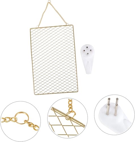Miniatura 9 de Garneck 4 piezas de soporte de exhibición de joyería estética decoración de escritorio cuadrícula tablero colgante pendiente soporte esh organizador
