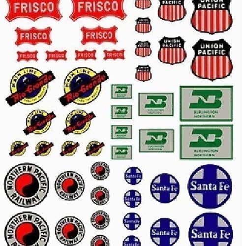 Miniatura 2 de Calcomanías de transferencia seca de Railroad Heralds Woodland Scenics