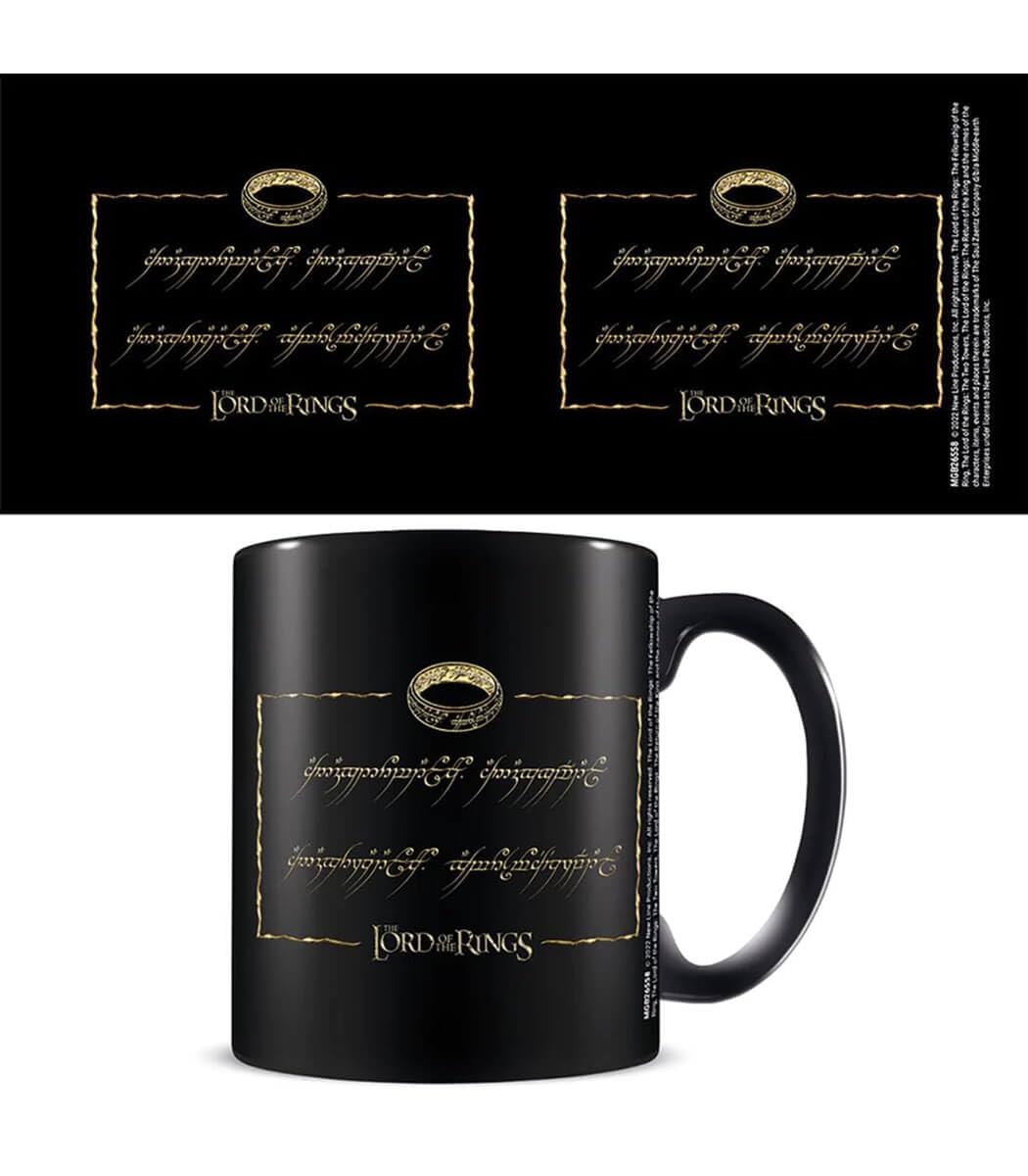 Pyramid International The Lord of The Rings (One Ring) Black Mug - 10Oz / 315Ml Ceramic Mug - One Size