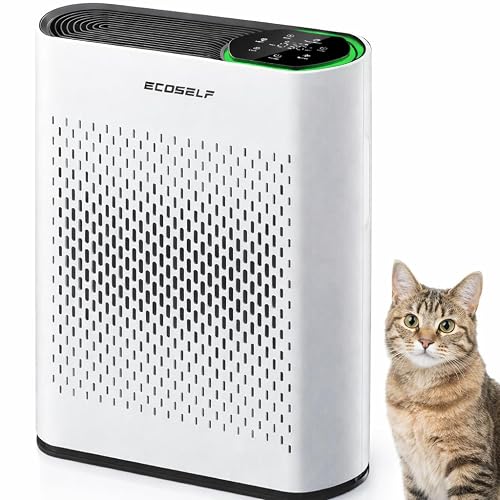 ECOSELF Air Purifier with True HEPA Filter, White