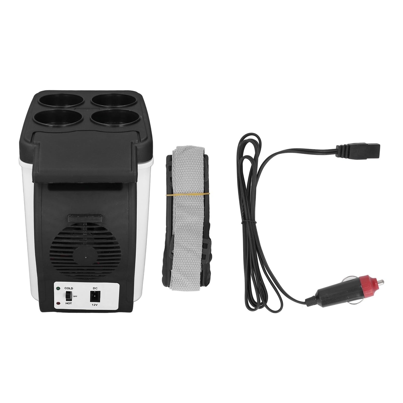 Refrigerador portátil for Coche de 12 V, 37 W, 6 L, silencioso, for medicamentos y cosméticos, for Alimentos