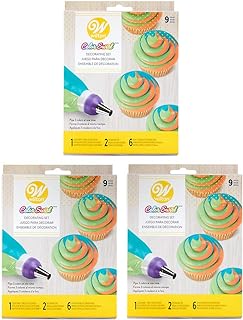 Wilton Color Swirl 3-Color Coupler 9-Piece Decorating Kit, 3 pack