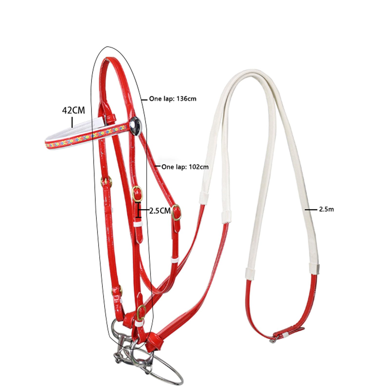 Cabeza de jaula de nylon pesada ajustable, Cabecera Anatómica de Potro Multicolor L Hierro Ajustable for Entrenamiento Manejo Diario(Burgundy)