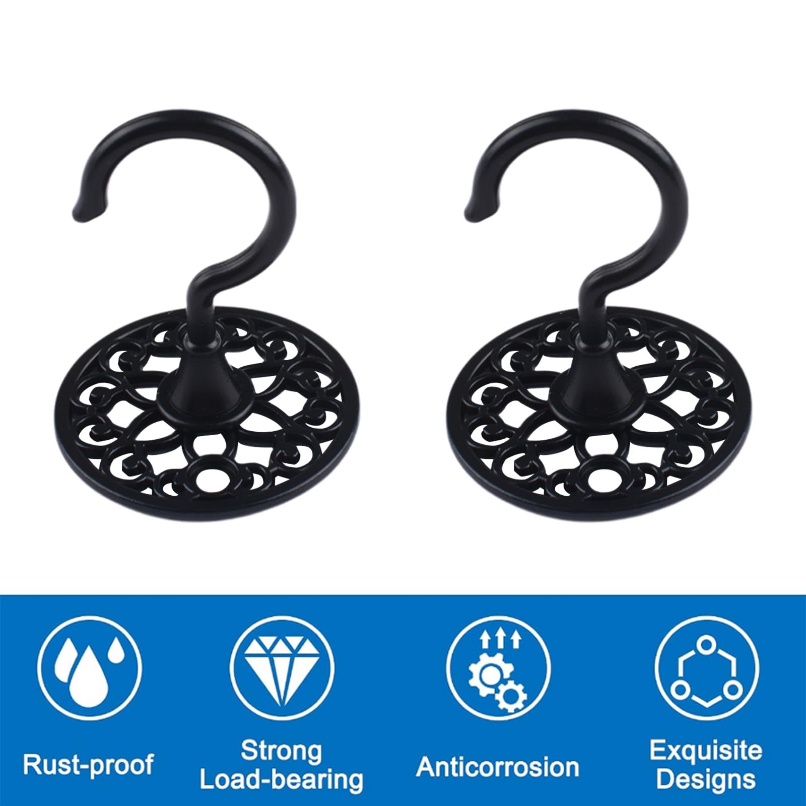 INCREWAY Wall Mount Ceiling Hooks - Image 3