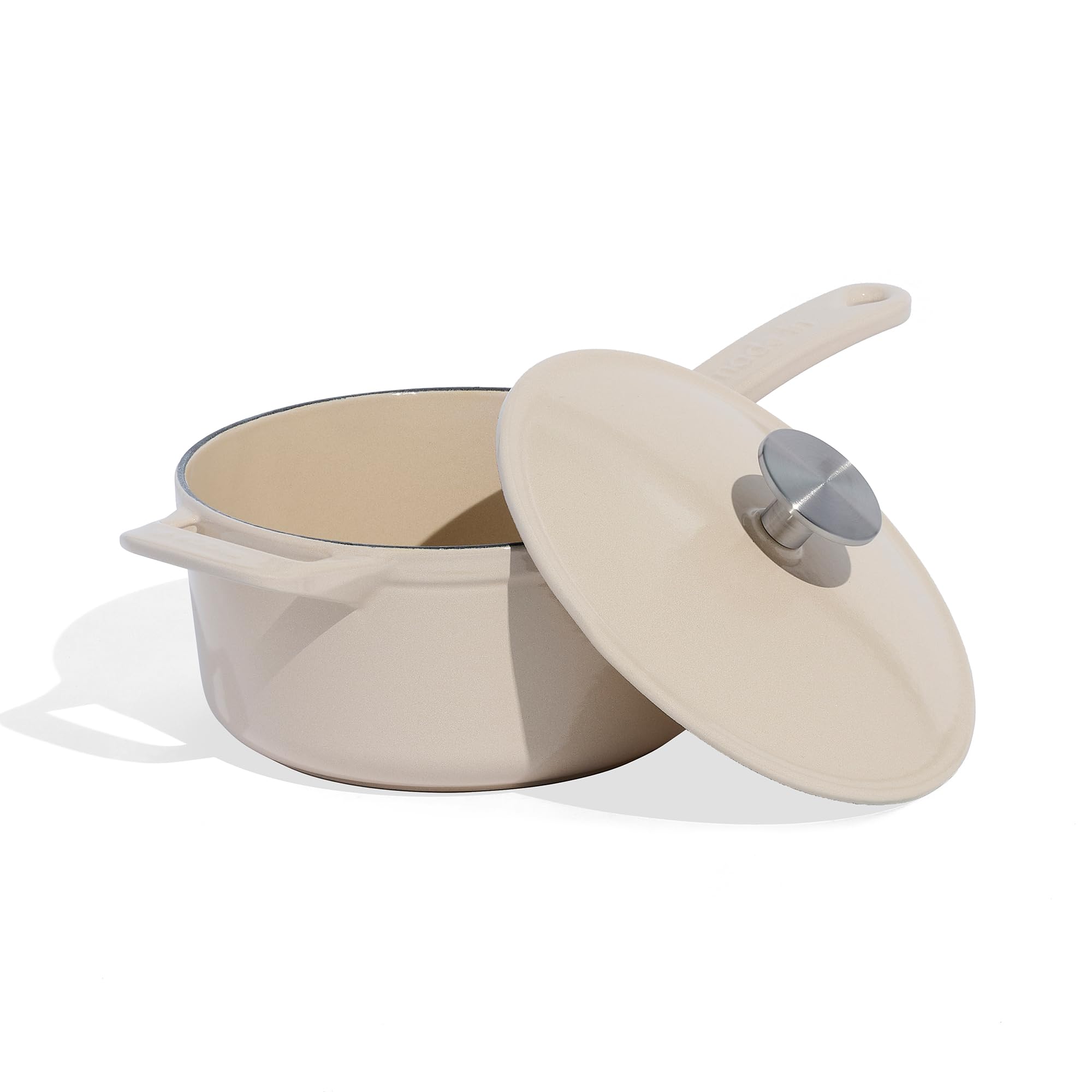 Made In Cookware Enameled Cast Iron Saucepan