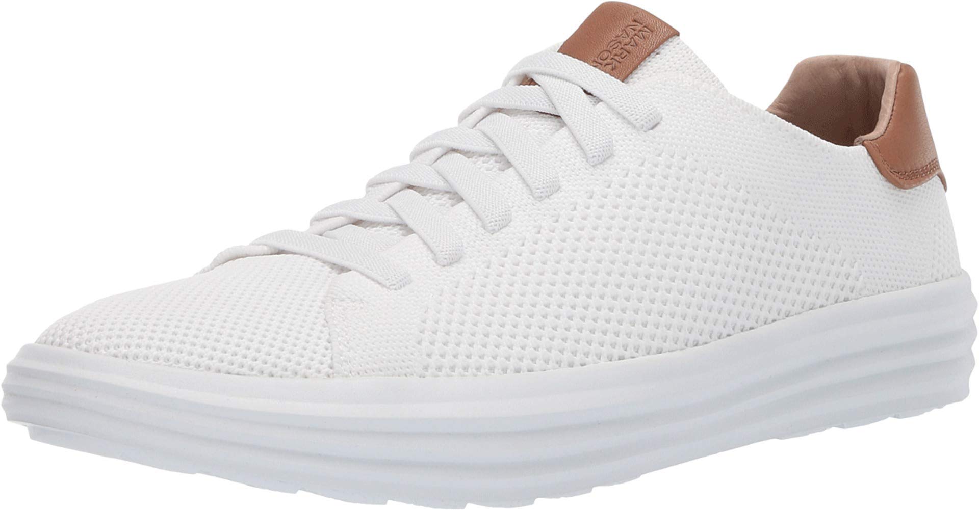 Mark Nason Men's Mondo Sneaker, White/Cognac, 7.5White/Cognac, 7.5