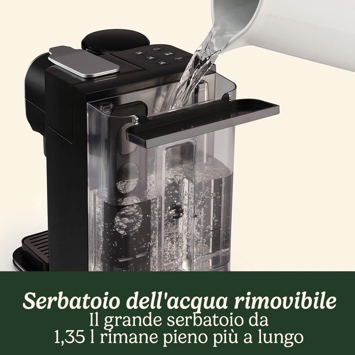 Cuisinart One Cup Grind And Brew - Machine à café avec broyeur intégré | Grain à moudre, Café filtre en portion individuelle | choisissez 3 tailles de tasse | Dosette filtrante réutilisable | Noir