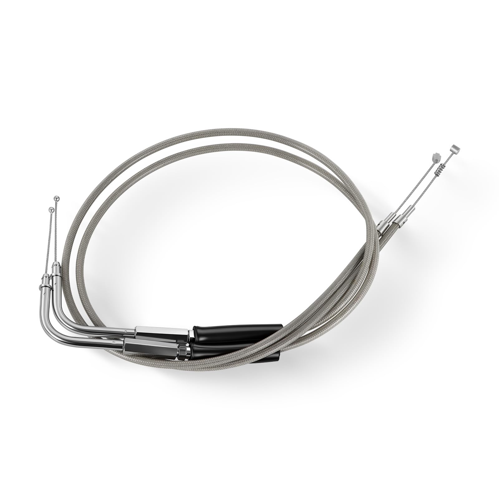 Amazon.com: CHIFUN Motorcycle Throttle Idle Cable Braided Wire Kit