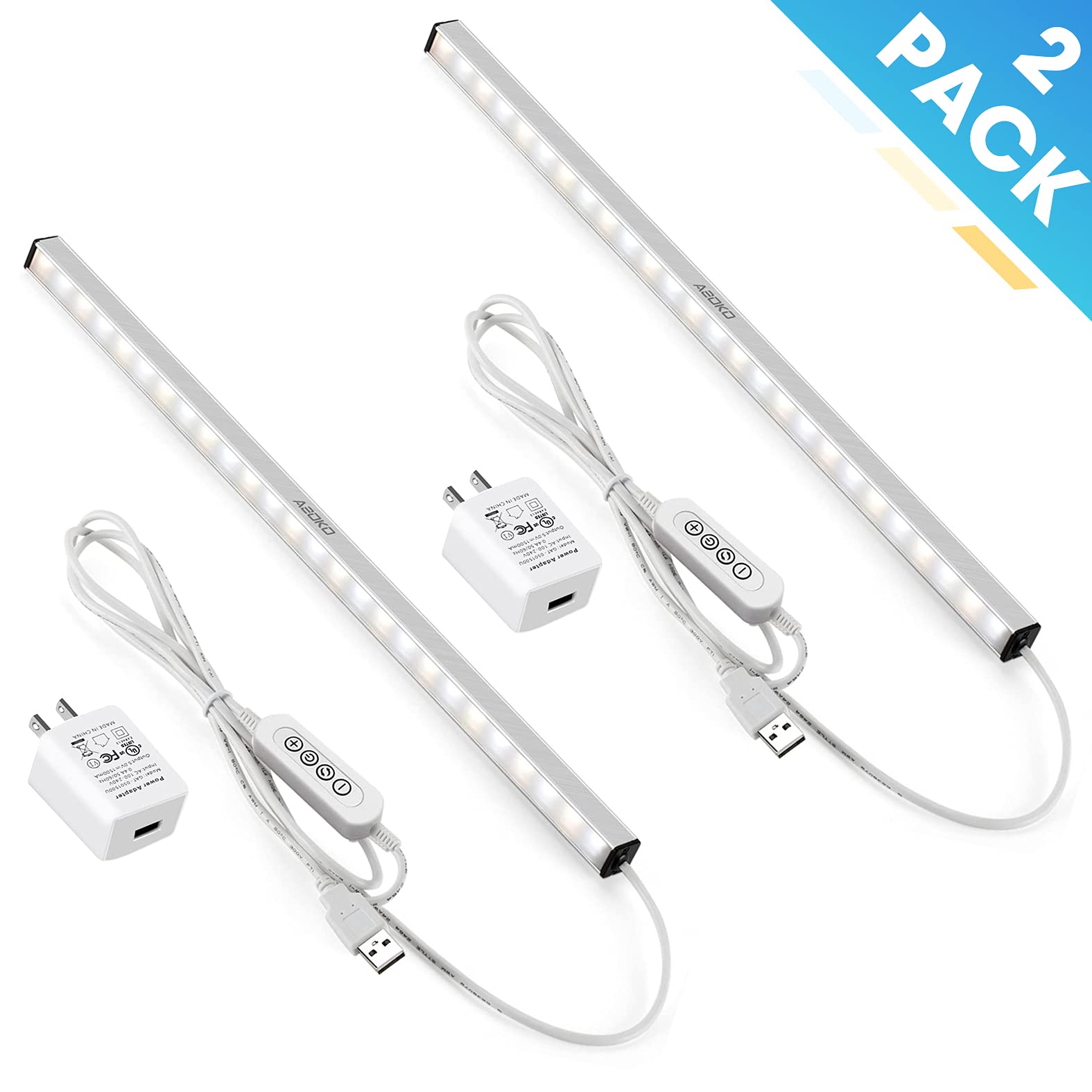 Buy ASOKO LED Under Lighting USB Plugin, Dimmable, 3 Color