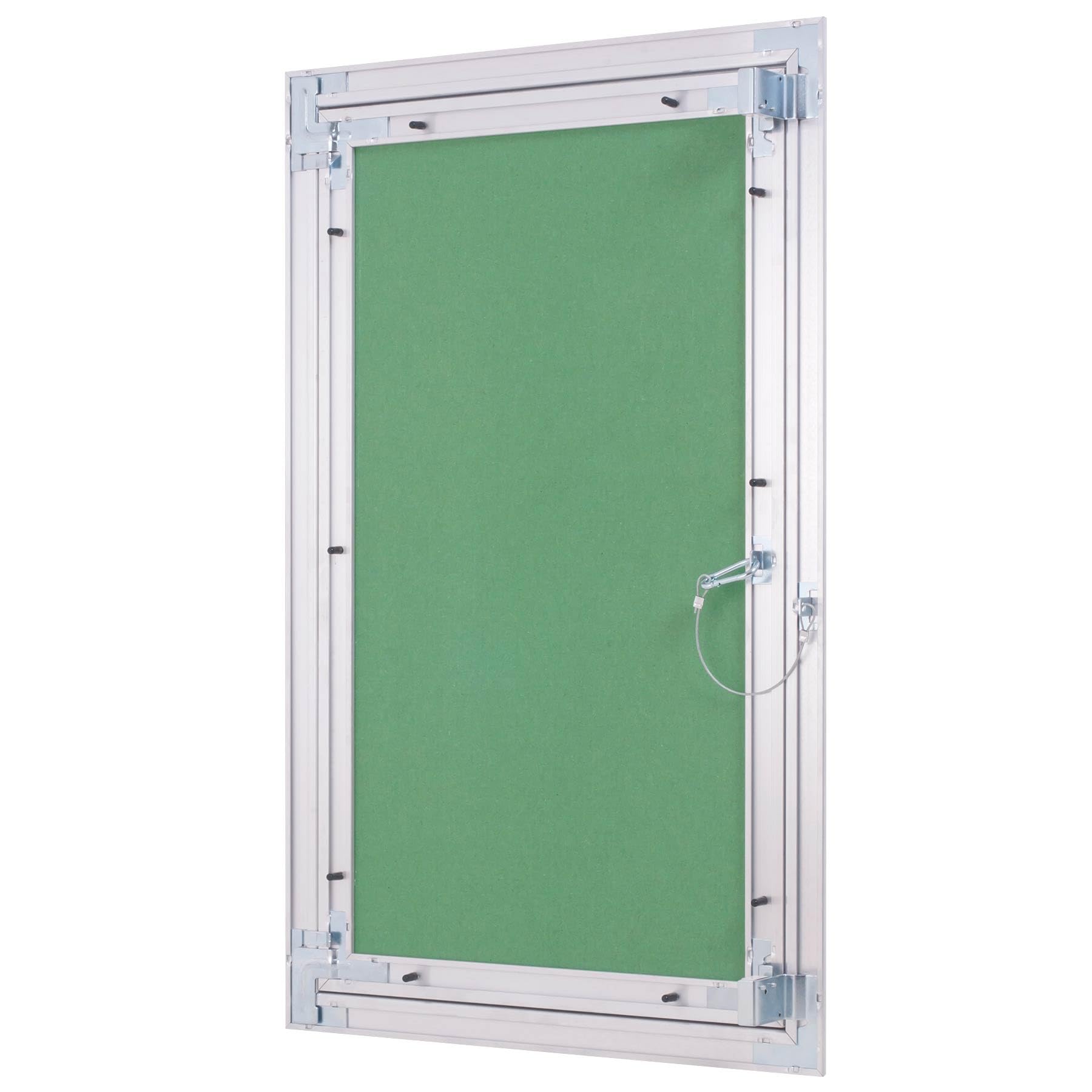Revisionsklappe Trockenbau 350 x 600 mm – Revisionstür - Wartungsklappe mit 12,5 mm imprägnierter GK-Einlage und Druckverschluss – aus korrosionsbeständigem Aluminium – befliesbar – MW multi werkzeug