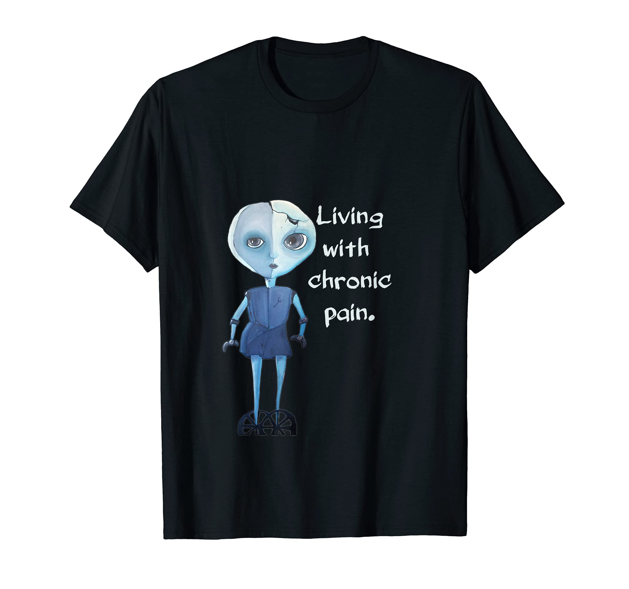 Living with Chronic Pain - Illness Awareness Quirky T-shirt