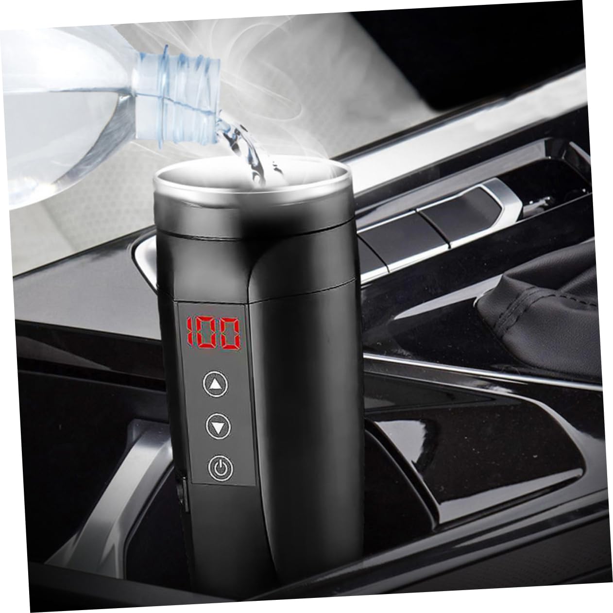 PRETYZOOM Taza Térmica Para 90w Calefactora Inoxidable Control De Temperatura Para Viaje