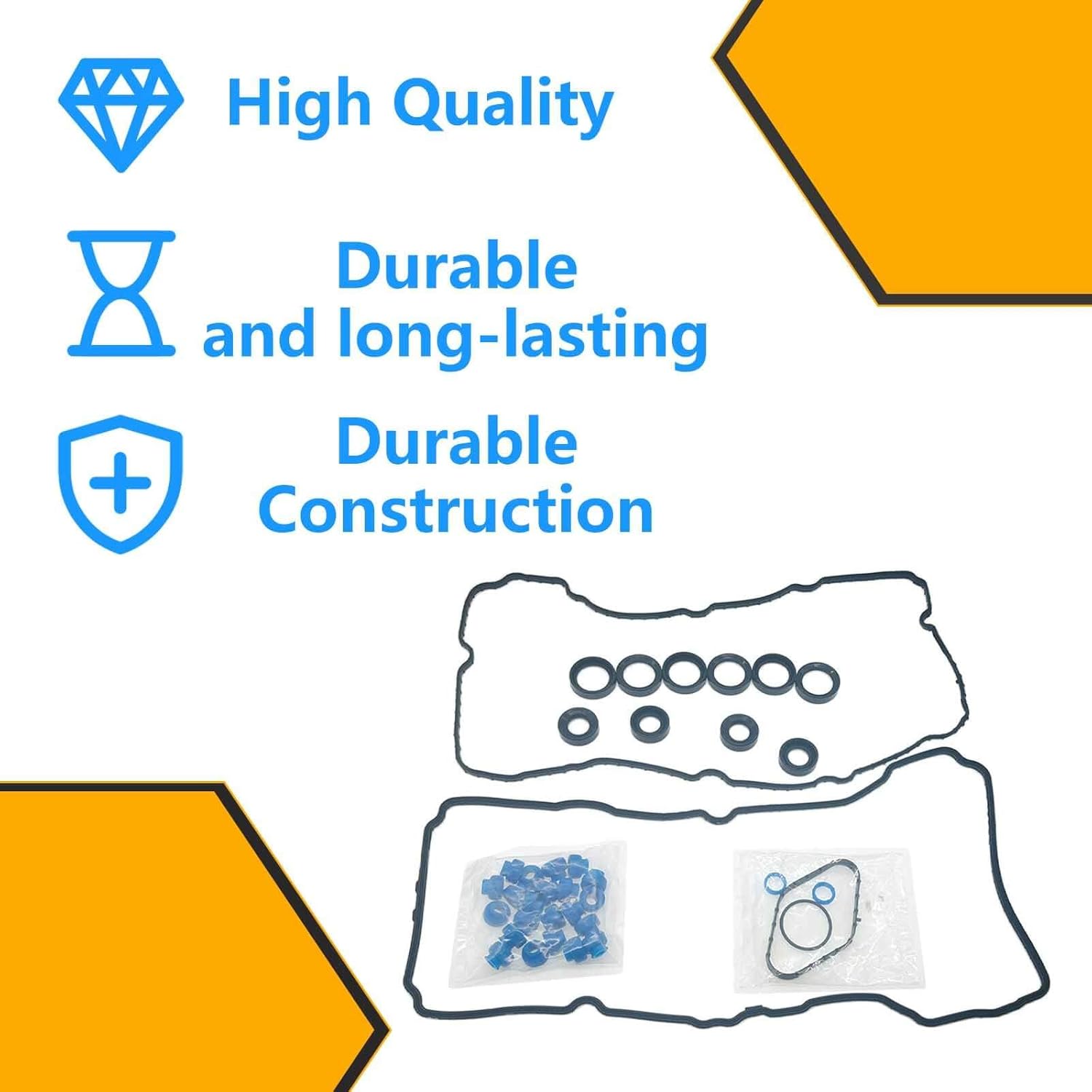 Valve Cover Gasket Kit VS50879R for Ford F-150 F150 3.5 Turbo Expedition Transit 150 250 350 Lincoln Navigator, Automotive Replacement Valve Cover Gasket Sets Replace VS 50879 R GS33868 BR3Z6C535A