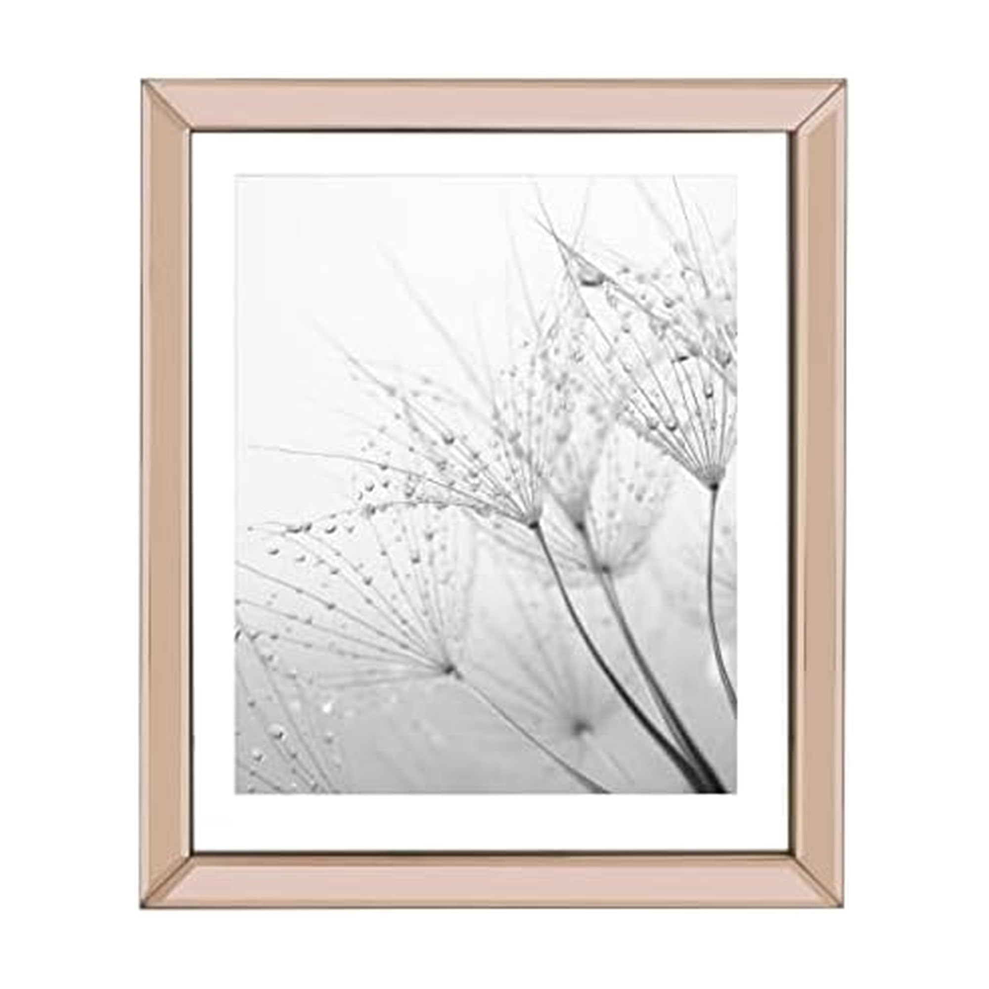 Cadre photo miroir or rose MIKASA vitrage premium et finitions métalliques luxe