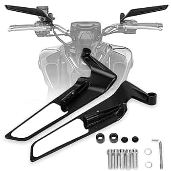 NAPOLEON COOLING MIRROR 11 2個セット TANAX NA-011 Napoleon Valentine T.T. Mirror EX, Black, Screw
