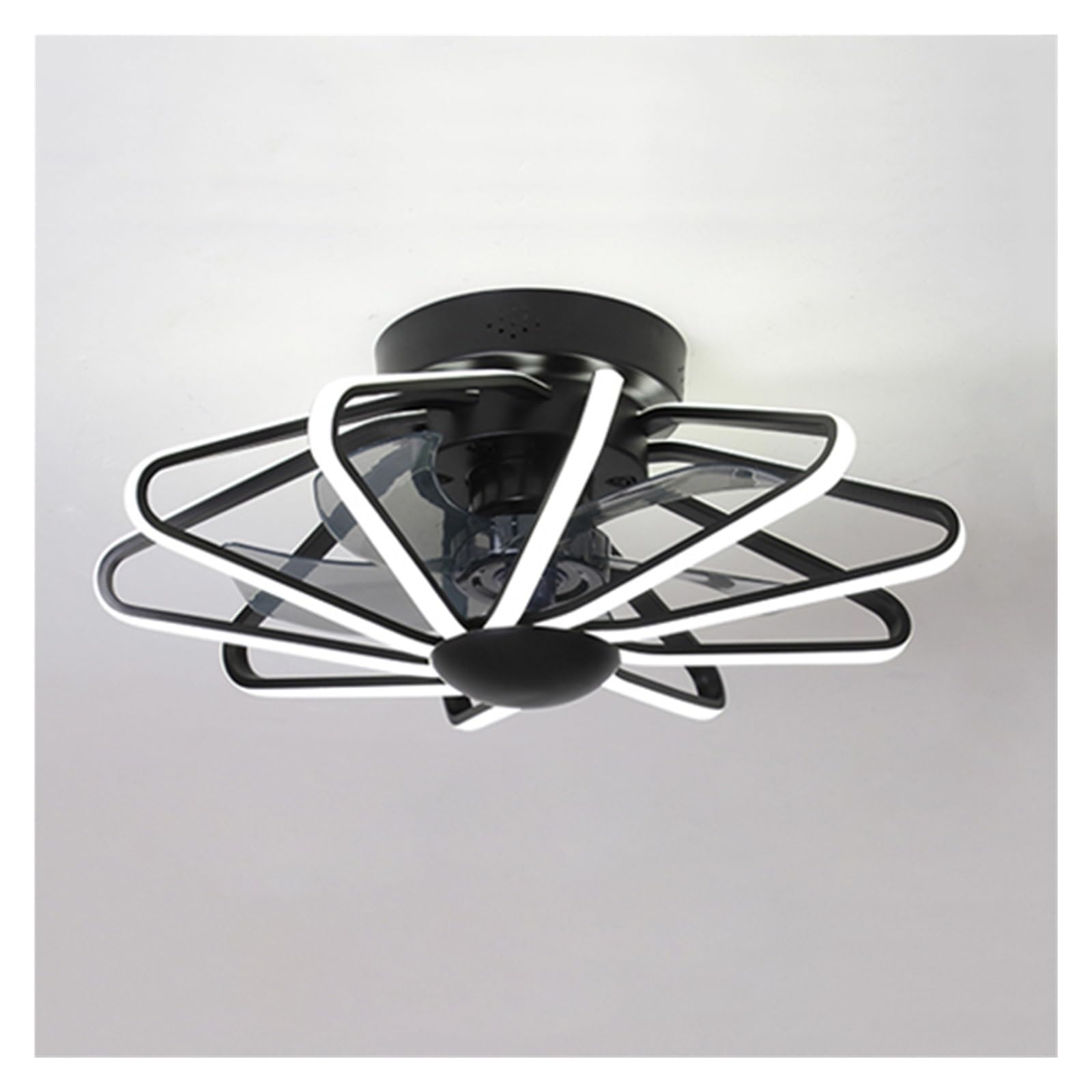 ERETYRET Ceiling Ventilator lamp Fan Light Bedroom Living Room Lamps Integrated LED Fans Pure Copper Motor with Remote contorl Quiet Cooling(2)