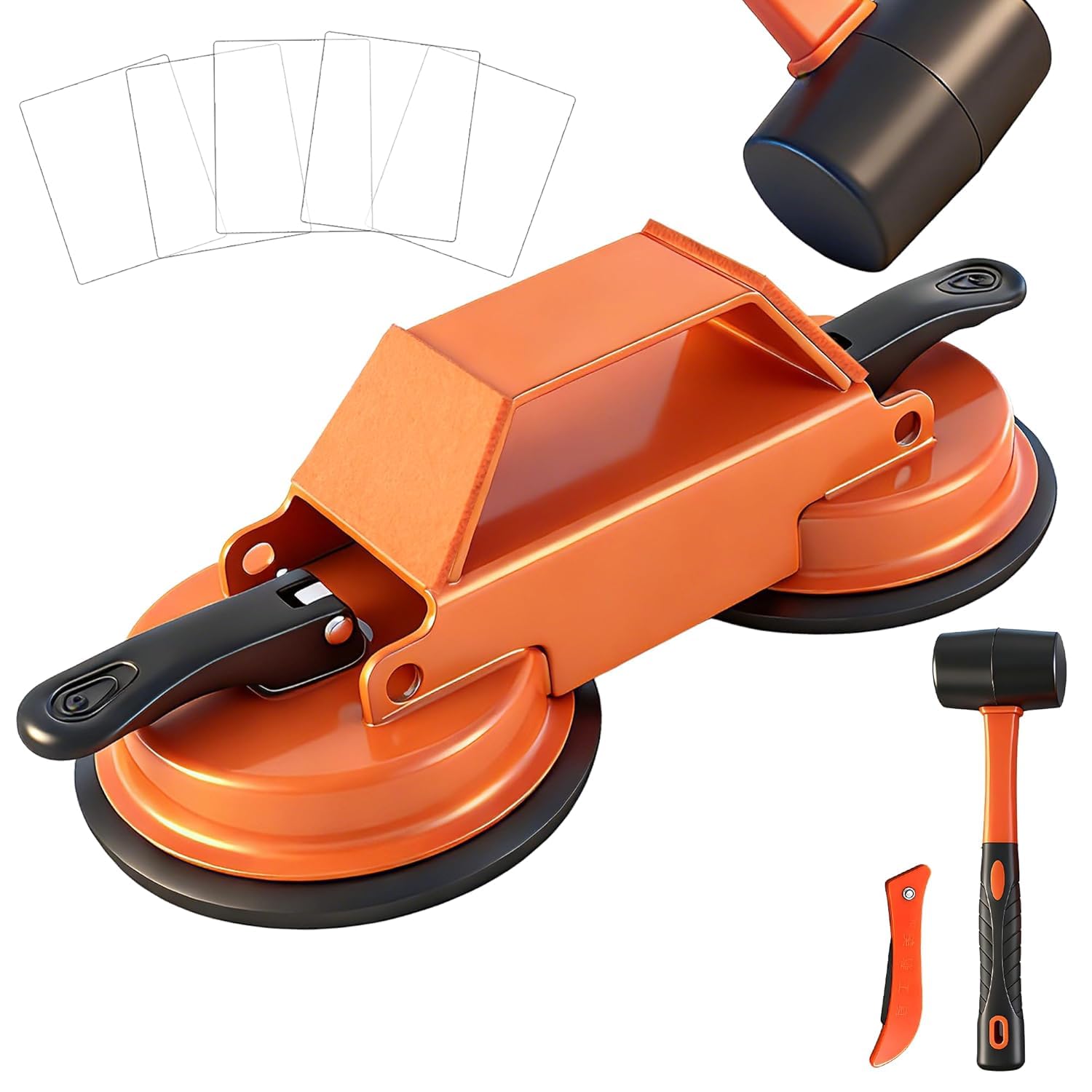 Heavy Duty Double-Sided 45°Striking Surface Floor Gap Repair Tool |