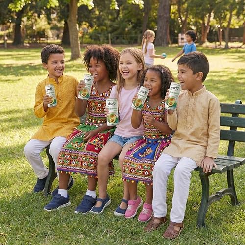 Image of Dadu Fresh Avocado & Mango Juice | Pure Natural Fruit Healthy Beverage | Not from Concentrate, No Added Sugar, No Preservatives or Artificial Flavours | Vitamin Rich & Naturally Refreshing | 4 Cans x 320ml (1280ml)