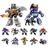 BLOKEES - Transformers – Defender Version 03: Heavy Metal War – Modell Überraschungsfigur Transformers mit Gelenken, 5,5 cm – zum Zusammenbauen – Modell Kit – offizielles Lizenzprodukt – Spielzeug für