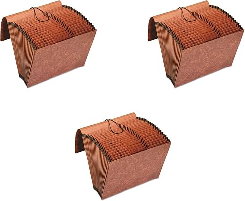 Pendaflex - Archivo expandible resistente con cubierta extragruesa, bordes reforzados Tyvek, 21 bolsillos, pestañas A-Z, cierre de cordón elástico,