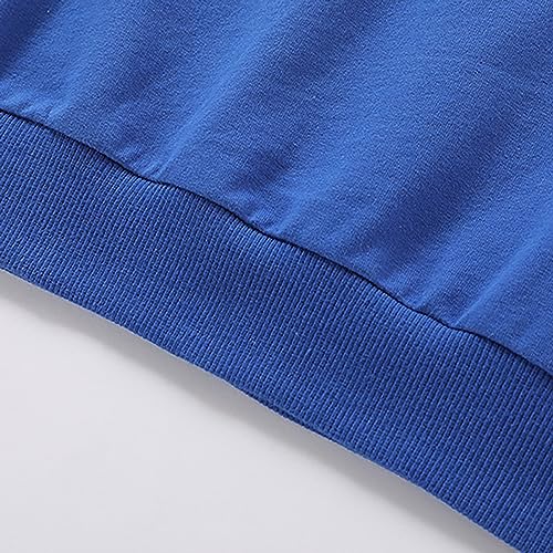 Unisex Boy's Girls Pullover Sweatshirt Winter Warm Sherpa Lined Crewneck Fleece Casual Winter Clothes Sweatshirts4