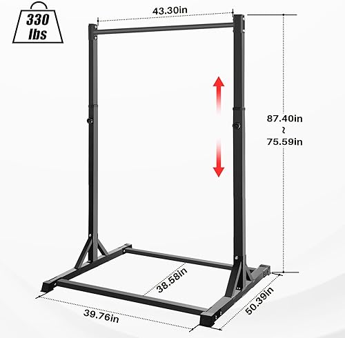 Miniatura 5 de Estación de dominadas, estación de barra portátil Bongkim Power Tower, barra de dominadas para gimnasio en casa, estación de torre de dominadas de
