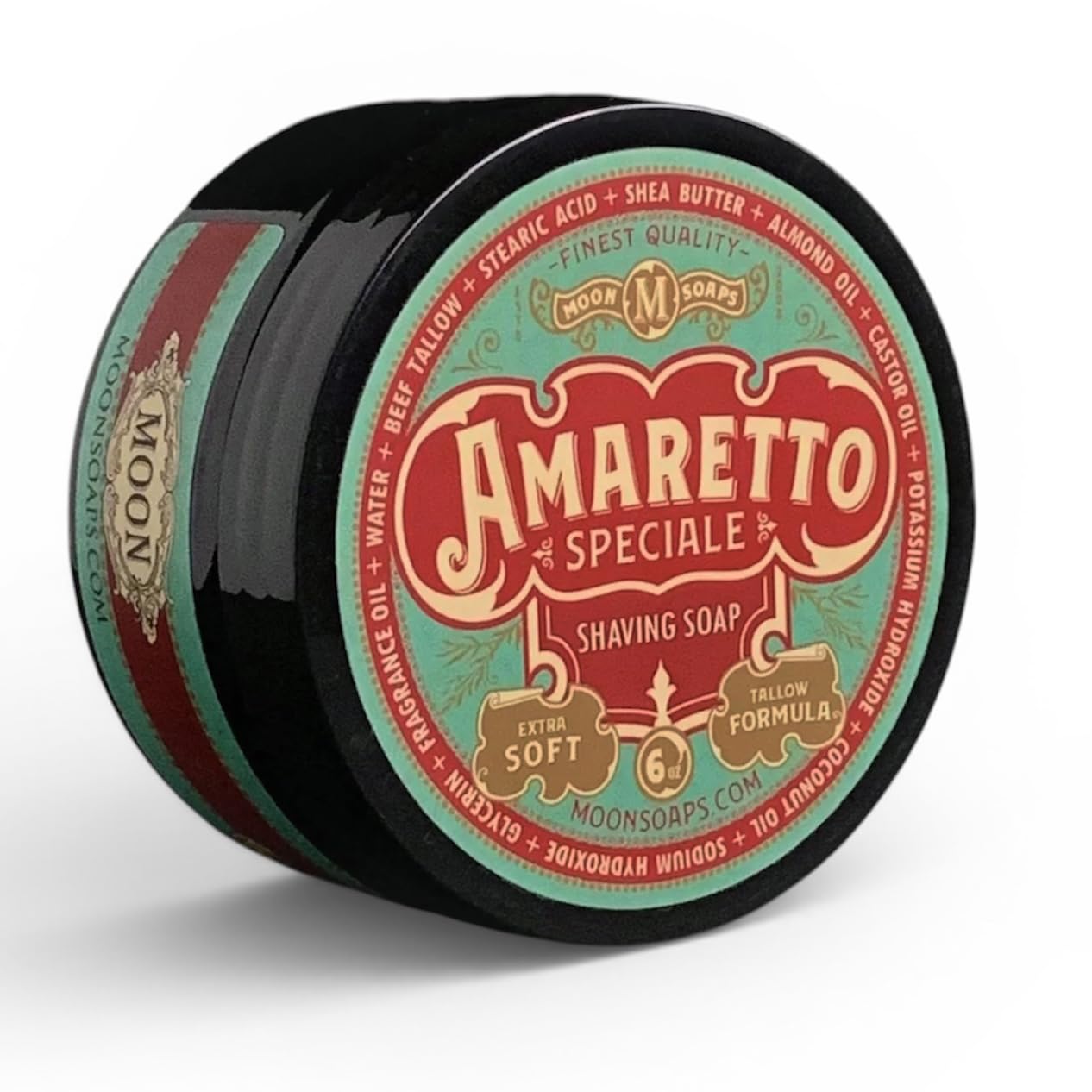 Moon Soaps Crema da barba al sebo Amaretto Speciale