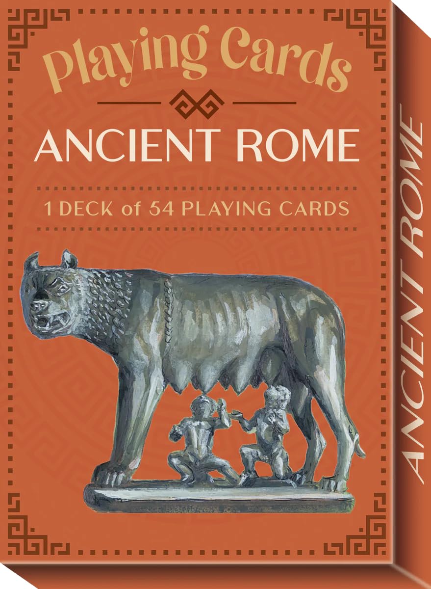 Ancient Rome Playing Cards: 1 deck of 54 playing cards