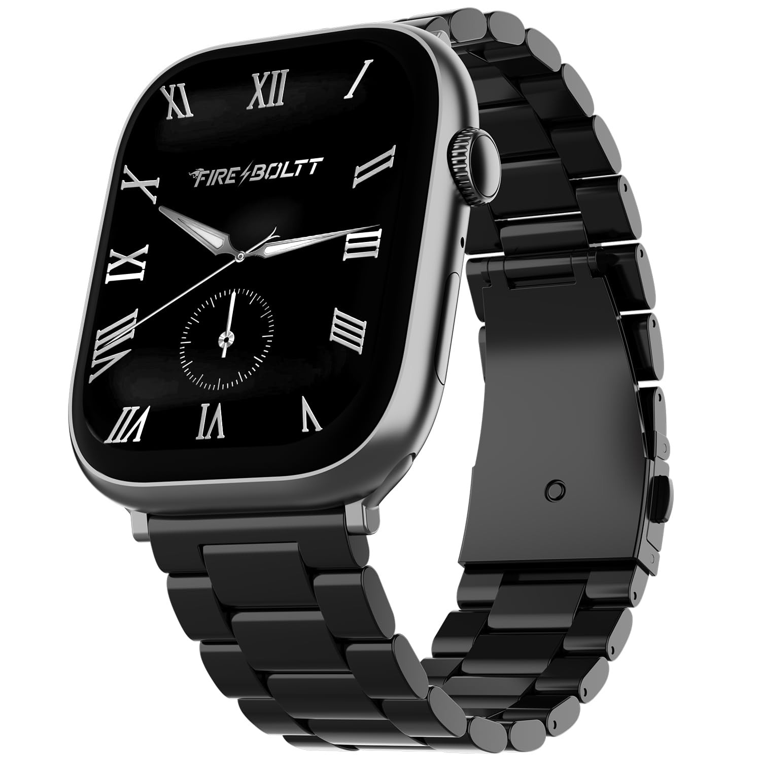 Fire-Boltt Ninja X Ring Smart Watch 1.96" Always On Display Bluetooth Calling, Voice Assistant, SpO2 & Heart Rate, 120+ Sports Modes, IP67 Waterproof Smartwatch for Men & Women - Black Steel-image-18