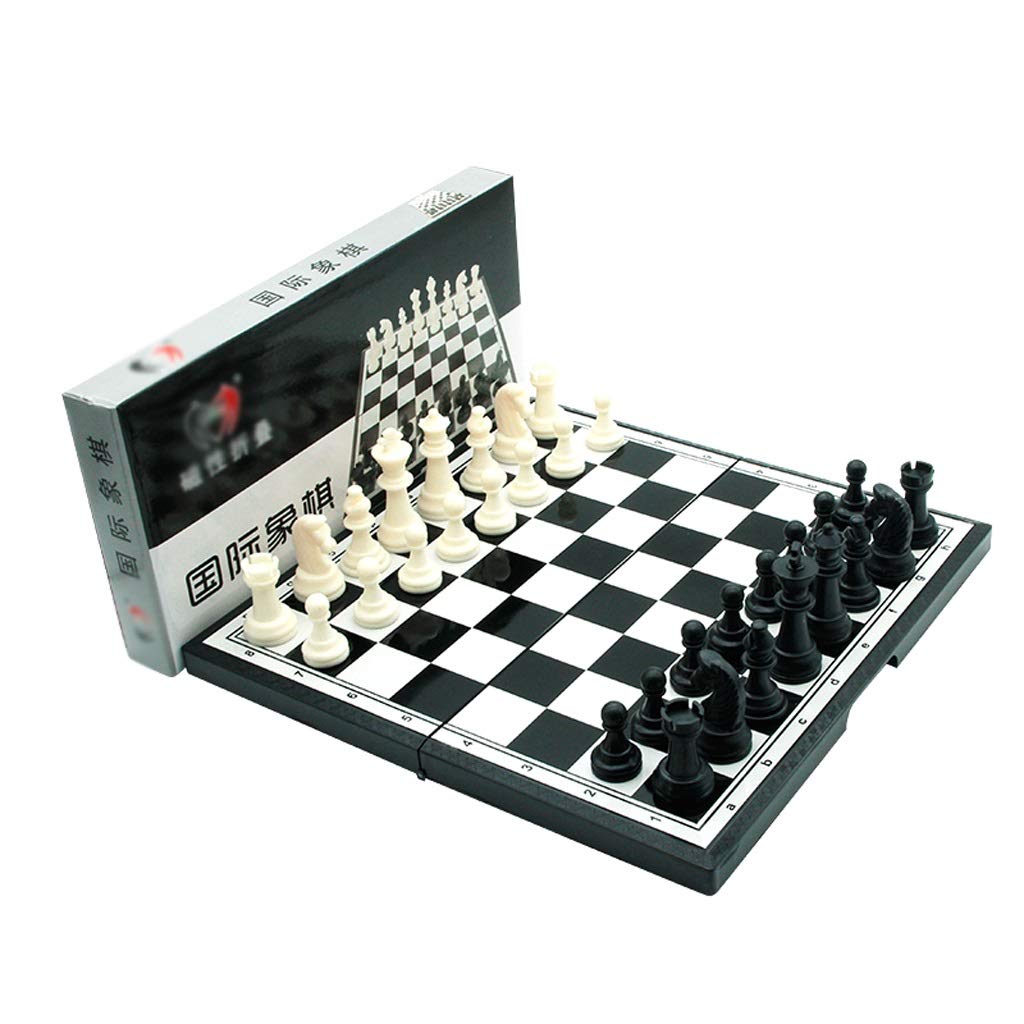 Set, Set da Viaggio 14,5 Pollici, Tavolo Gioco, con Pezzi, for Principianti, Bambini Adulti