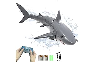 VOLANTEXRC Remote Control Shark Toys, 1:18 Scale Electric Megalodon
