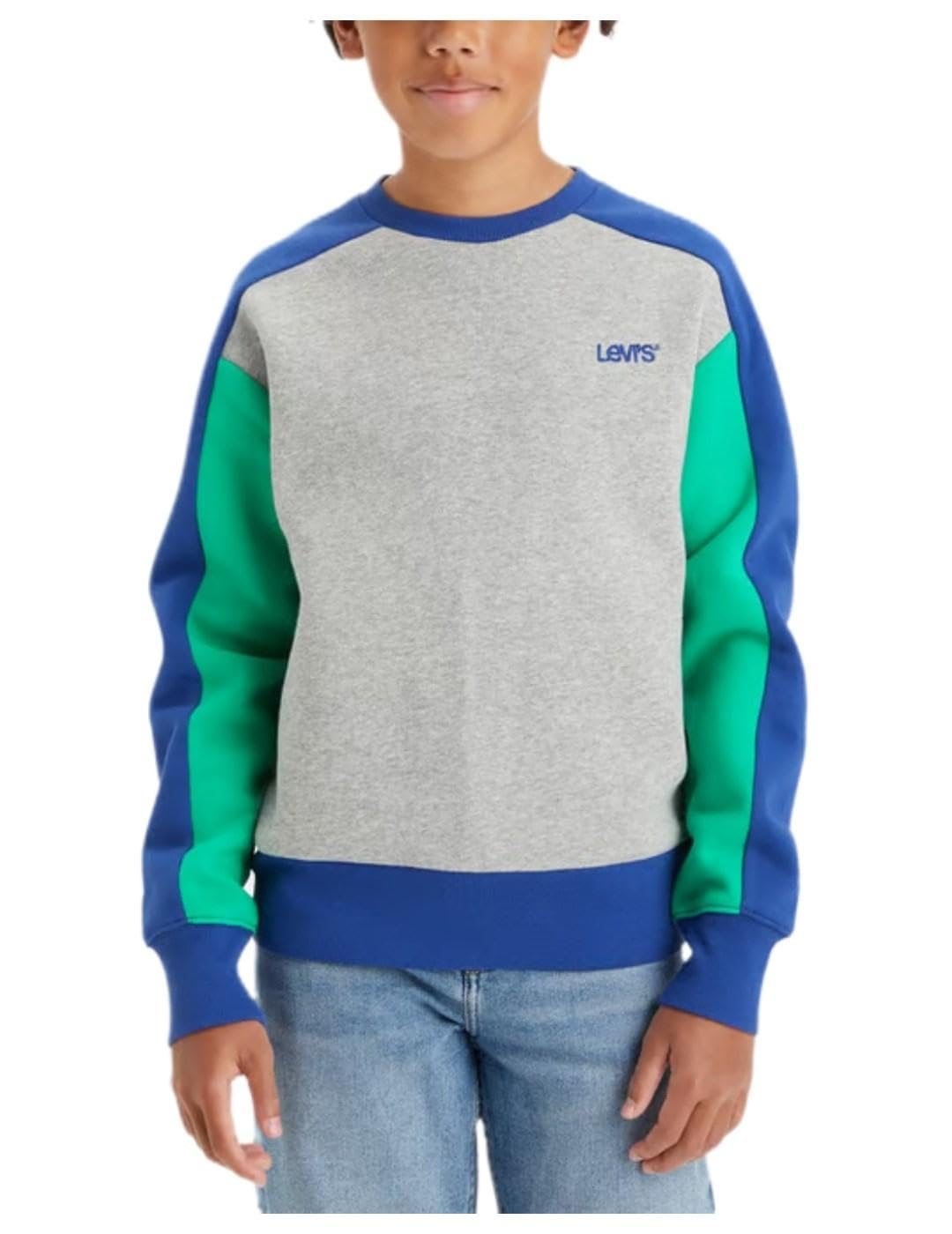 Levi's Lvb Logo Colorblock Crew 8ej199 Felpe Bambini e Ragazzi
