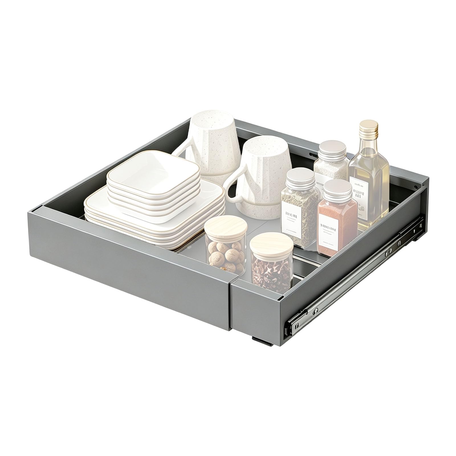 Schrankregal Organizer, Gray