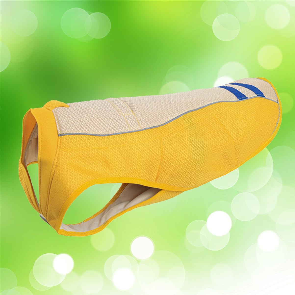 Gilet Rafraîchissant pour Chien Jaune XS en Polyester | Vêtement D’extérieur, Ultra Respirant et Lavable, Coupe Adaptée aux Tailles Xs à Xl